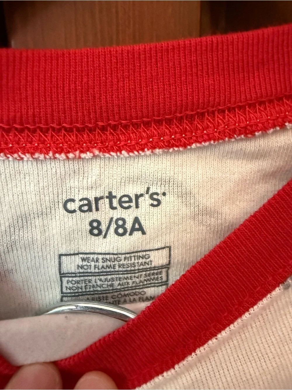 Carter's Santa Face Pajama Set - Red & Green